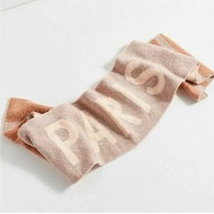 Urban Outfitters pink/beige PARIS scarf *new*